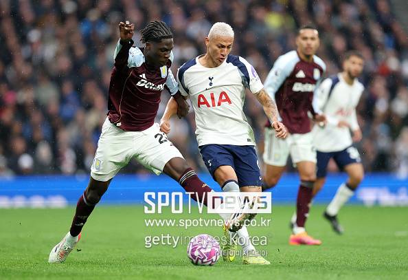 [PL REVIEW] '손흥민이 골 넣은 날', 토트넘은 무너졌다...벤탄쿠르 선제골에도 아스톤 빌라에 1-2 역전패