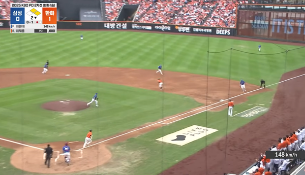 베이스 맞고 튀었는데... 최재훈의 산책주루, 한화에 치명적이었다[PO2]
