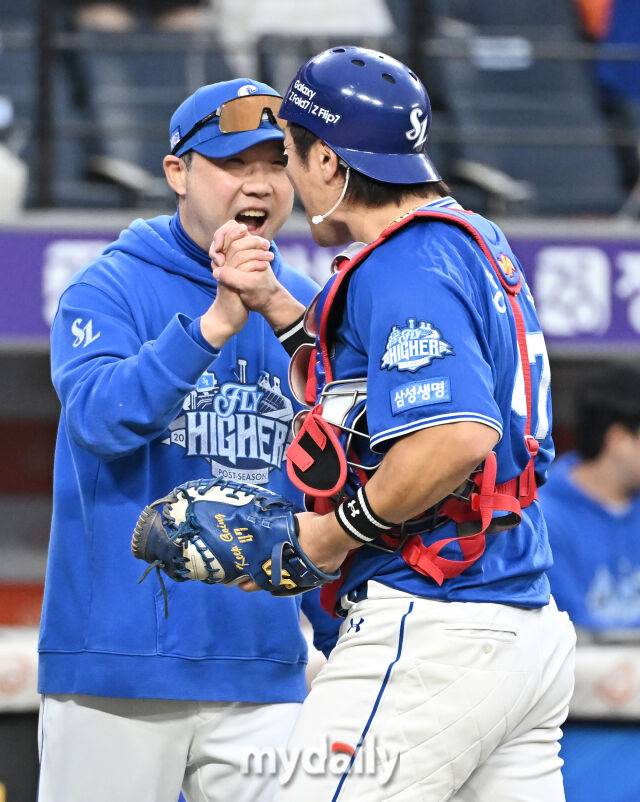 40살인데 왜 지치지 않나…78억 FA 울린 韓 PS 최고령 홈런, 강민호 없는 삼성 상상 가나요