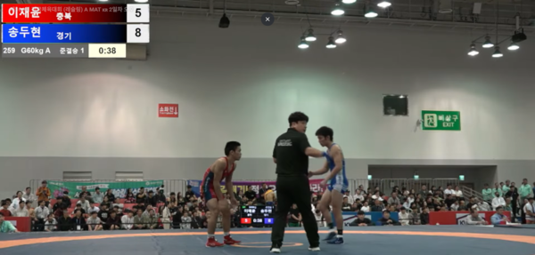 [제106회 전국체전] 상대방 기권에도 경기 재개, 뒤바뀐 흐름으로 역전패