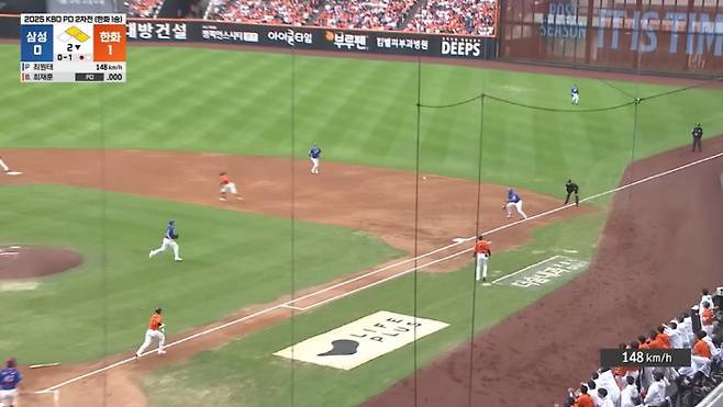 '구단주님이 보고계셔' 복덩이 홈런에 '찬물' 끼얹은 54억 베테랑의 산책질주…PO 흐름이 뒤바뀐 순간 [PO포커스]