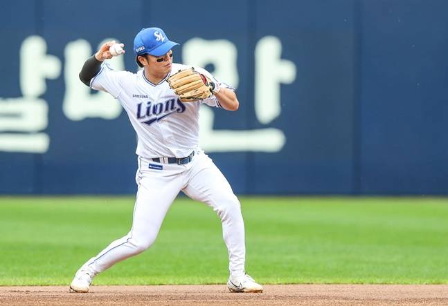 '최소실책 3→1→2위' 삼성 철벽 내야, 비오는 PS서 빛났다