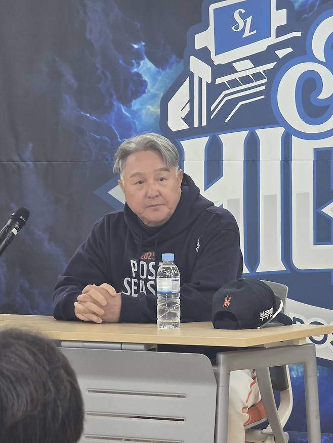 시리즈 전적 1승1패인데, 한화가 2패한 것 같은 분위기? 김경문 감독의 사전 인터뷰에서도 읽혔다...엄상백 질문에 “좋은 얘기만 하시죠” [대구 PO 3차전 프리뷰]