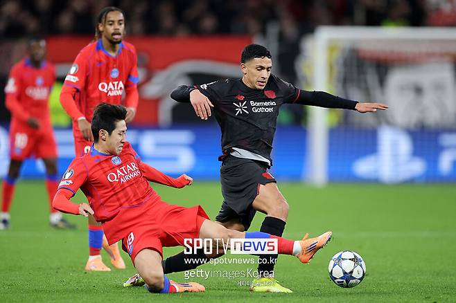 [UCL REVIEW] 이강인 27분 '골골골골골골골' PSG, 레버쿠젠 원정서 7-0 대승…이강인 챔스 전경기 출전 행진