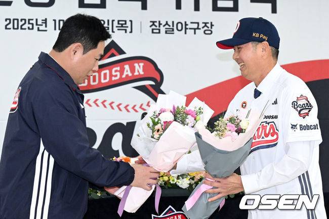 ‘공식 취임’ 김원형 감독, 두산 프런트에 정식 요청했다 “내부 FA(5명) 다 계약했으면, 구단이 힘 써달라” [일문일답]