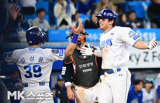 진짜 영웅이 될 상인가? 김영웅, 사자군단 히어로 PO 최다 기록 줄줄이 깬다