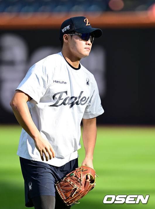 '류현진-정우주 미출전' 한화, 운명의 5차전 라인업 발표…선발 우익수 김태연 나선다 [PO5]