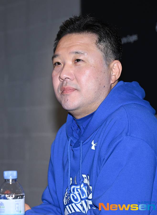 박진만 감독 “와이스 나올 줄은 몰랐는데..우리도 총력전, 선수들 자랑스럽고 대견해”