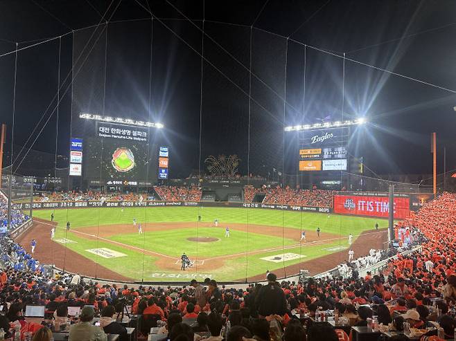 대전에서 날아오른 한화 이글스…19년 만에 한국시리즈 진출 성공