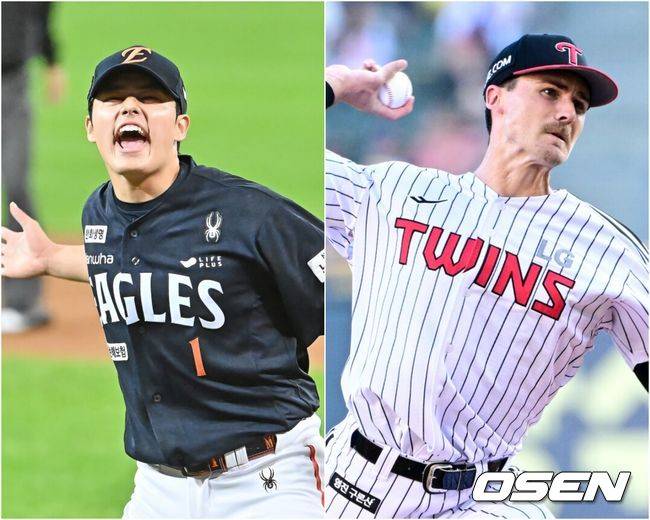 '역대 최초 LG-한화 맞붙다' 1차전 선발 문동주 vs 톨허스트, 강속구 대결이다 [KS 미디어데이]