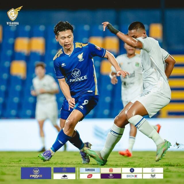 캄보디아 한국인 납치 사태 배후인 프린스 그룹 천즈, 축구에도 침투… 박정빈이 뛰고 있는 비사카 FC의 메인 스폰서