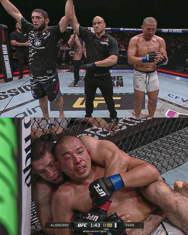 ‘잘 싸웠다’ 박준용, ‘스턴건’ 김동현의 UFC 10승 기록은 다음으로…‘랭커급’ 알리스케로프에게 3R 만장일치 판정패 [UFC]