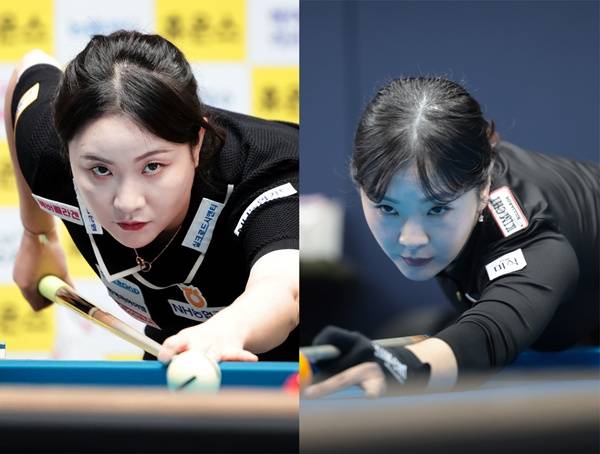 김가영도 스롱 피아비도 없다…김민아-김상아, LPBA 결승 진출
