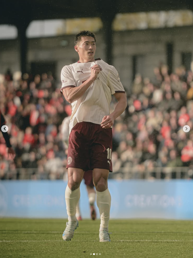 부상 복귀 후 첫 ‘풀타임’, 여기에 시즌 4호골까지 ‘펄펄’···조규성 맹활약한 미트윌란, 프레데리시아에 4-0 대승