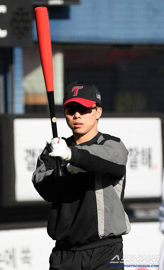 문동주→류현진 선발 우좌 다른데... 어제 8점 낸 라인업 그대로[KS2 현장]