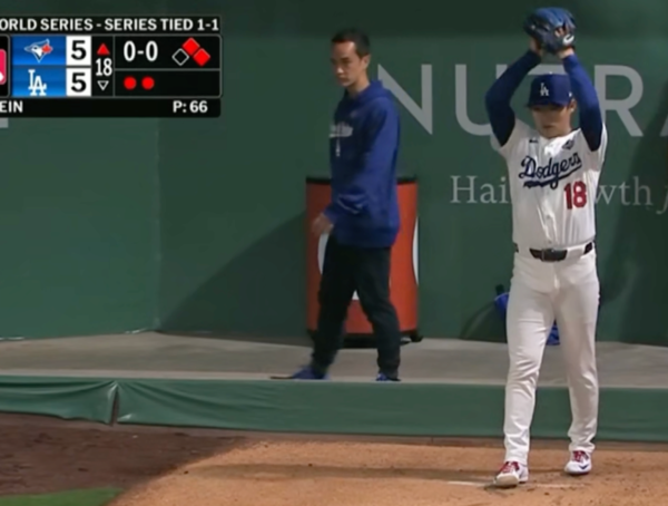 '18회-6시간 40분' 다저스는 하루쉰 '완투' 야마모토 쓰려했다