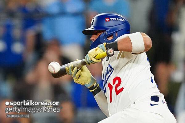 '현지 예상 적중' 김혜성은 결국 6시간 넘게 벤치에 머물렀다…