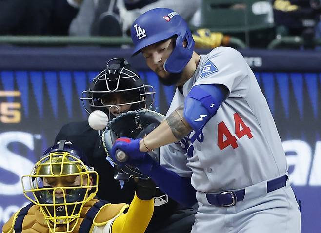 '또 침묵' 50타수 4안타 '팔푼이'도 위기, 로버츠의 파헤스 집착 계속해서 최악의 결과...5차전도 선발출전?