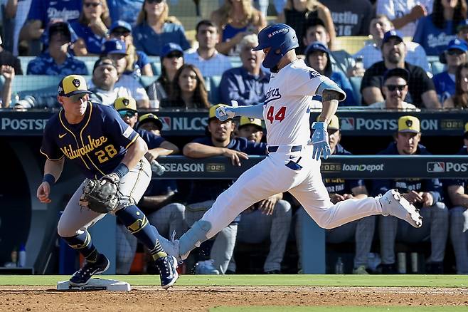 '또 침묵' 50타수 4안타 '팔푼이'도 위기, 로버츠의 파헤스 집착 계속해서 최악의 결과...5차전도 선발출전?