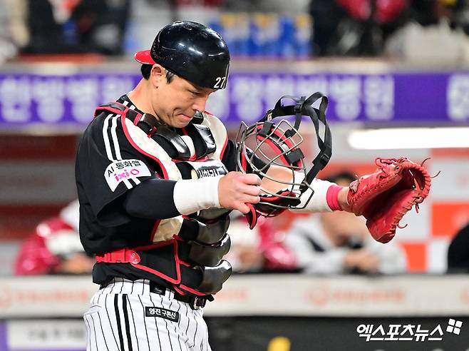 '실패 또 실패' 제구 흔들리는데 번트 작전 왜? 하주석 번트 2루 아웃→심우준 도루자→한화 7회 무득점 [KS3]