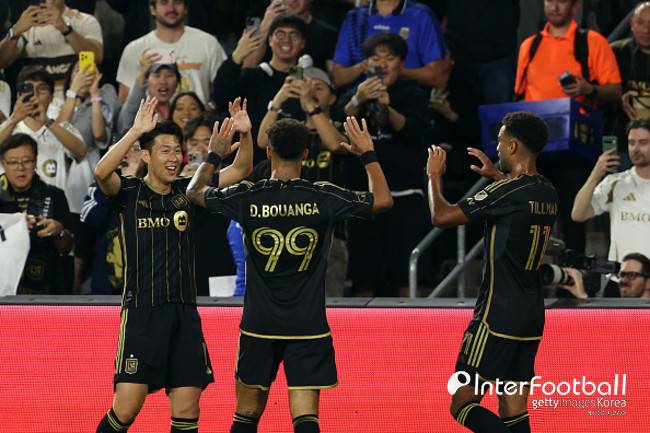 [MLS REVIEW] 손흥민 패스→부앙가 슈팅→오르다스 골…LAFC, MLS컵 PO 첫 경기서 오스틴에 2-1 승리