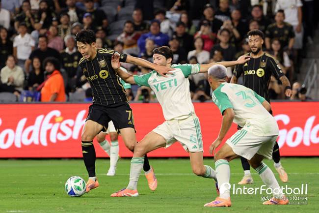 [MLS REVIEW] 손흥민 패스→부앙가 슈팅→오르다스 골…LAFC, MLS컵 PO 첫 경기서 오스틴에 2-1 승리