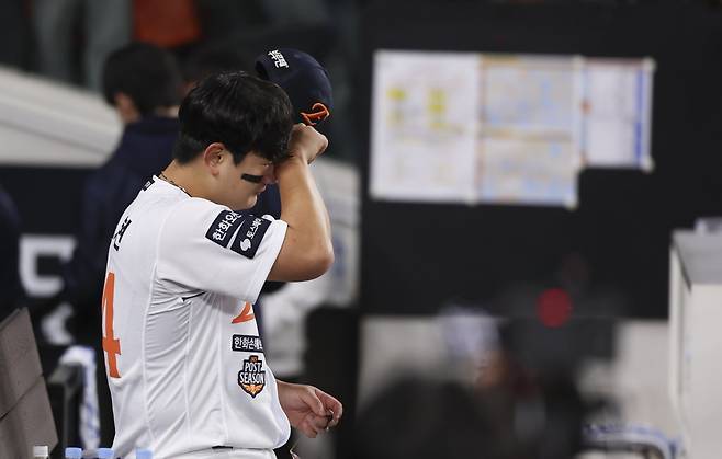 “부모님에게 들었어요” 한화 김서현에겐 남다르게 들렸던 “5차전 마무리투수 김서현”