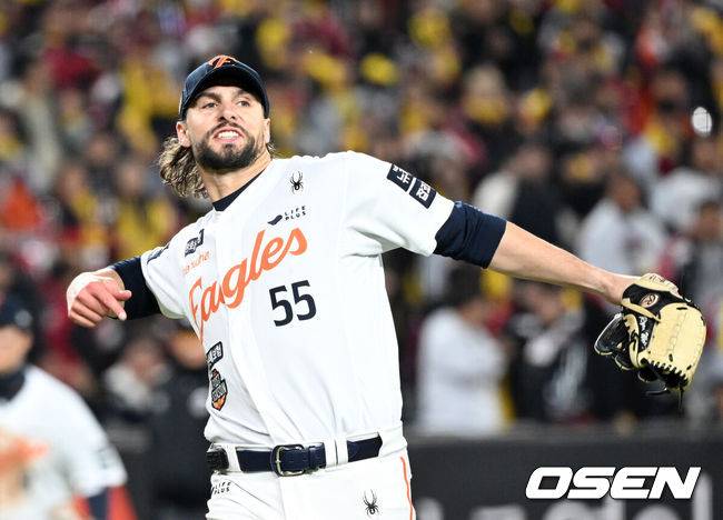 KS 앞두고 깜짝 방문, 와이스 장인어른 앞에서 포효…117구 미친 투혼, 교체 거부 승부욕까지 엄청났다 [KS4]