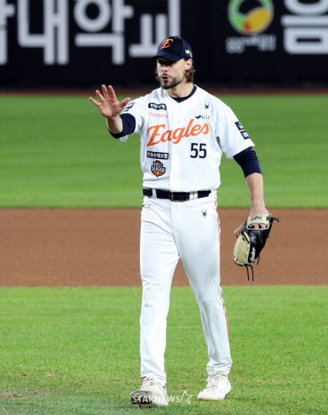 '김서현만 탓할 일인가' 1이닝도 불안한 한화 뒷문, 문동주 불펜→117구 와이스 교체 거부→끝내 터졌다 [KS4 현장]