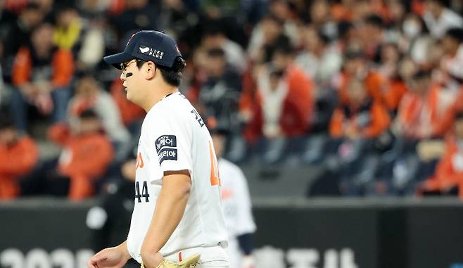 'LG 충격패를 보고도?' 한화는 왜 김서현 악몽의 징후, 볼질에도 미련을 버리지 못했나