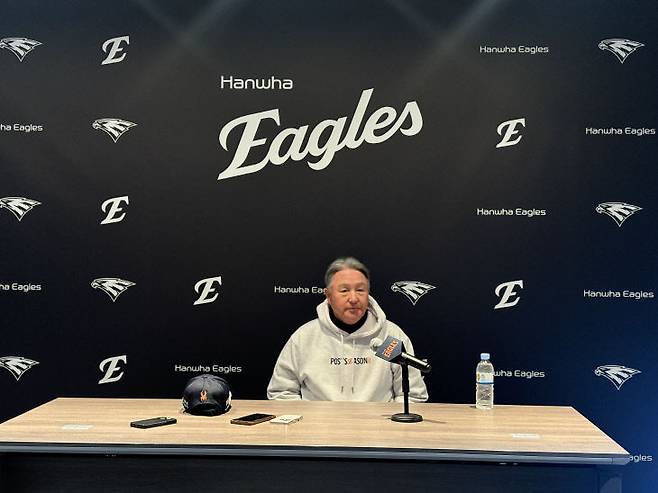 한국시리즈 5차전 앞둔 한화 김경문 감독,