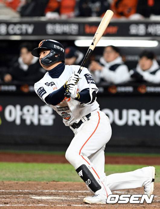 '1승3패 벼랑 끝' 한화 5차전 라인업 발표…PS 첫 안타 이원석, 첫 선발 기회 잡았다 '8번 우익수' [KS5]