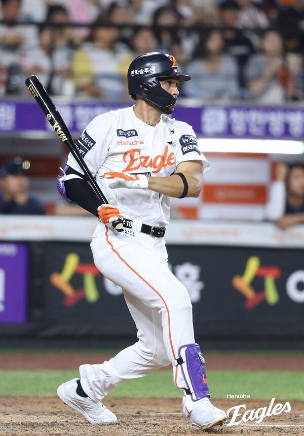 '대충격' 타율 0.313→0.111 추락, 한화의 숨은 X맨이었나...리베라토, 지독하게 안 터져