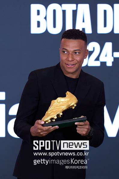 연봉 총액 173,289,900,000 음바페, 레알 마드리드 10년 만에 ‘유럽 골든부츠’ 수상