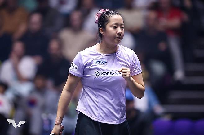 탁구 신유빈, 중국 또 넘었다…세계 8위 천이 꺾고 WTT 대회 4강