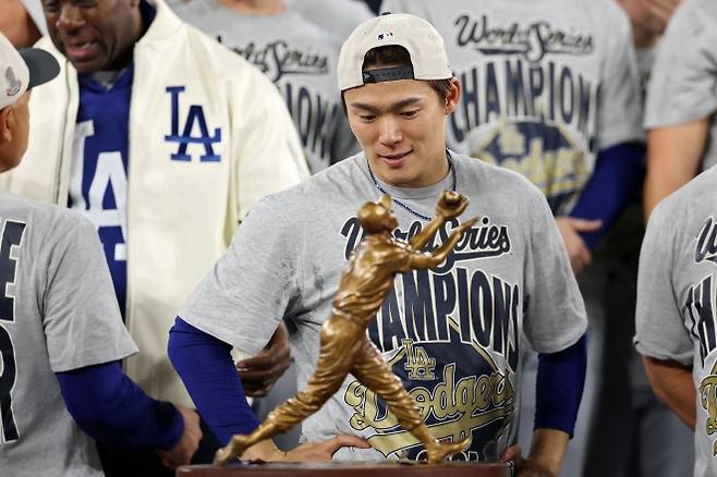 ‘연이틀 공 130개 투혼’ 야마모토 MVP, 김혜성 대수비…역사적 WS 7차전 끝은 다저스 창단 첫 2연패