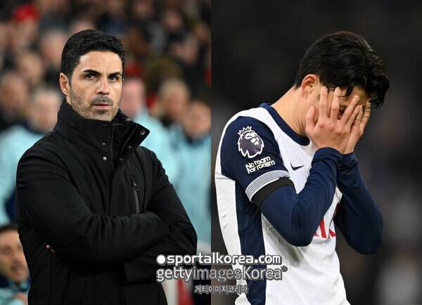 '결정적 1대1 미스' 손흥민이 직접 실수 인정했는데…아르테타, 그렇게 상처를 후벼파야 했나