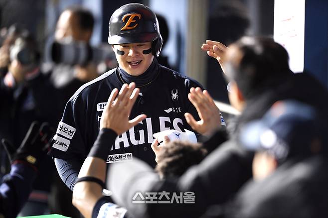 “김경문 나가” 악성 팬 원흉이었던 ‘노시환 4번’ 가을 펄펄→믿음 야구, 다 틀린 건 아니다 [SS시선집중]