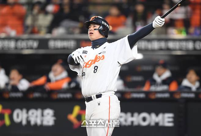 “김경문 나가” 악성 팬 원흉이었던 ‘노시환 4번’ 가을 펄펄→믿음 야구, 다 틀린 건 아니다 [SS시선집중]