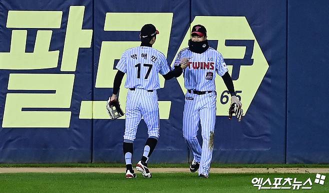 LG 우승하고 '슬펐다'니 왜일까…KS 수비 하이라이트 만든 이적생,