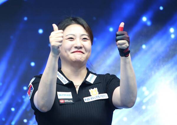 '3강 체제 꿈이었나'... 스롱-김민아 64강 동반 탈락, 김가영 독주 부른다[LPBA]