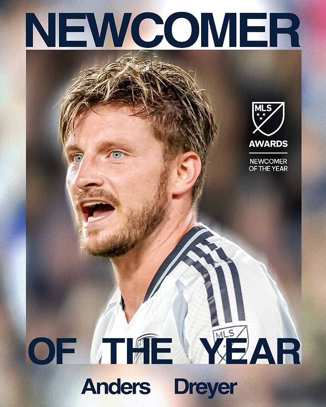 ‘2등도 잘한 거야’ 손흥민, 1위와 ‘67% 차’ 압도적 패배…15골·13도움 윙어는 제쳤지만 MLS 신인상 불발 [오피셜]