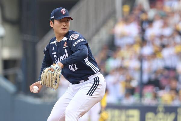 '158.7km' 찍고 대표팀 합류, 그리고 평가전 1선발 낙점…체코 상대 1차전서 '두산 에이스' 출격,