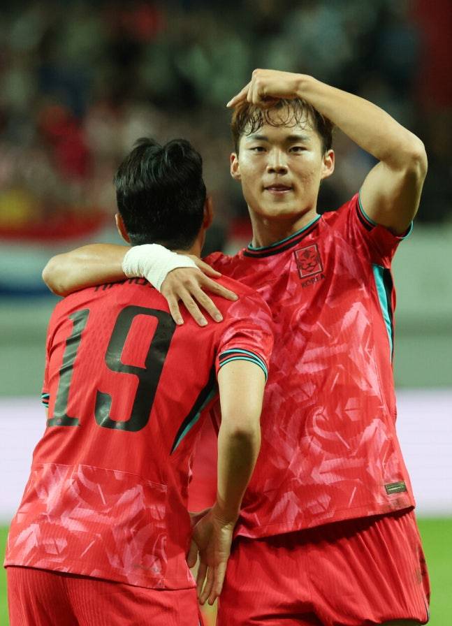 홍명보호 '오피셜' 공식발표…FIFA 랭킹 76위 깰 원톱 확보 → 오현규, UEL 브라가 상대로 7호골 폭발