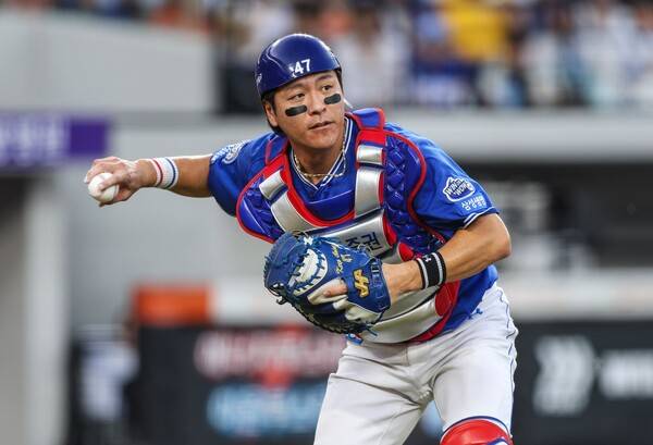 '노장 정리' 삼성, '노장 포수' 강민호 잡을 의지 있나?…말 흐린 구단