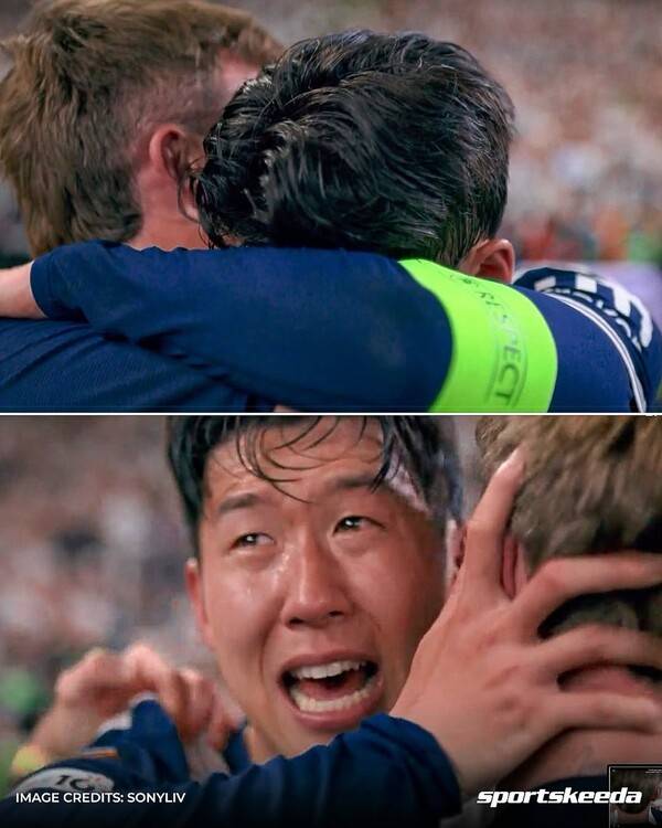 '눈물 펑펑' 손흥민, 우승컵 달성→맨유 아모림 '뜬금 비아냥?'...