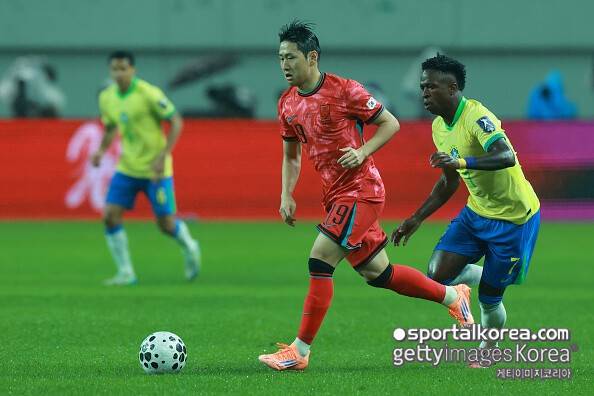 홍명보호 일침! '韓 레전드' 박지성, '압박·빌드업' 전부 실패한 '브라질전 0-5 완패'에