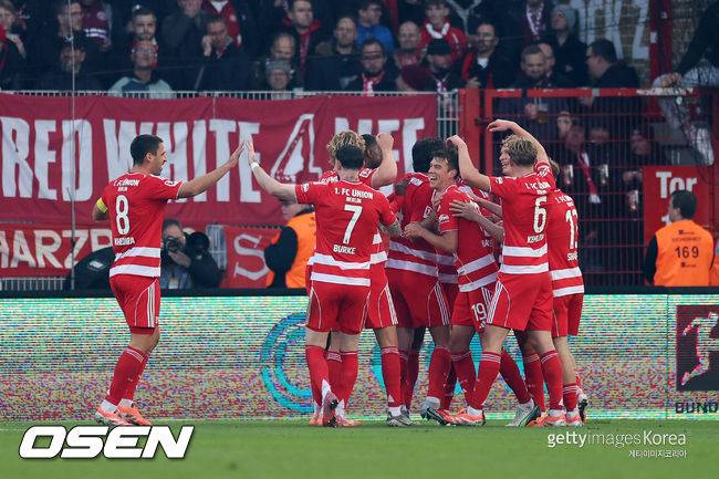 '케인 동점골' 바이에른, '센터백 두키 멀티골' 우니온과 2-2 무승부...리그 '10경기 전승'은 없었다