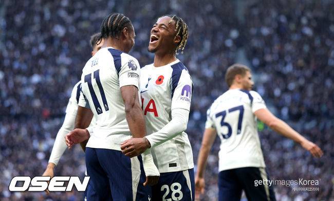 '훌렁 훌렁 벗지 좀 마라' 히샬리송, 벗었다 하면 '극장골' 먹히는 토트넘