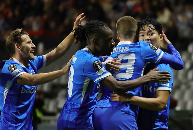 '0-1→4-3 대역전극' 흥분한 오현규, 라커룸에서 유니폼 벗고 '광란의 댄스'…6호골 넣고 룰루랄라 한국행